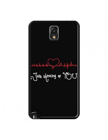 Coque Just Thinking of You Coeur Love Amour pour Samsung Galaxy Note IV - Julien Martinez