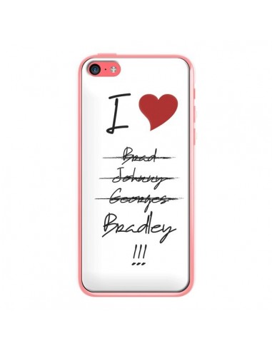 Coque I love Bradley Coeur Amour pour iPhone 5C - Julien Martinez