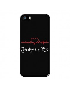 Coque Just Thinking of You Coeur Love Amour pour iPhone 5 et 5S - Julien Martinez