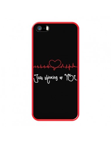 Coque Just Thinking of You Coeur Love Amour pour iPhone 5 et 5S - Julien Martinez