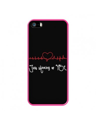 Coque Just Thinking of You Coeur Love Amour pour iPhone 5 et 5S - Julien Martinez