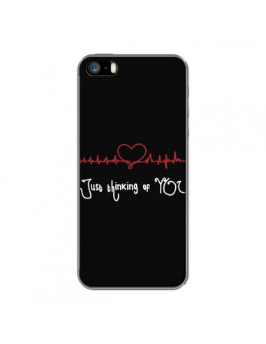 Coque Just Thinking of You Coeur Love Amour pour iPhone 5 et 5S - Julien Martinez