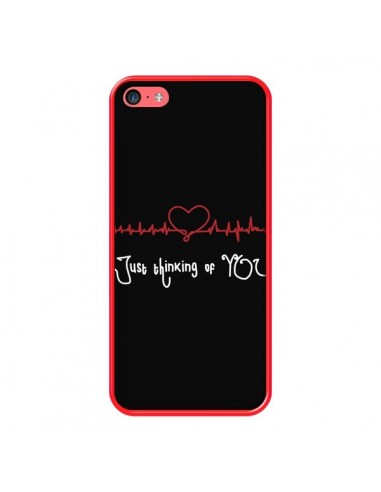 Coque Just Thinking of You Coeur Love Amour pour iPhone 5C - Julien Martinez