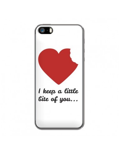 Coque I Keep a little bite of you Coeur Love Amour pour iPhone 5 et 5S - Julien Martinez