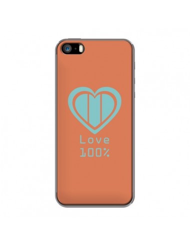 Coque Love 100% Coeur Amour pour iPhone 5 et 5S - Julien Martinez