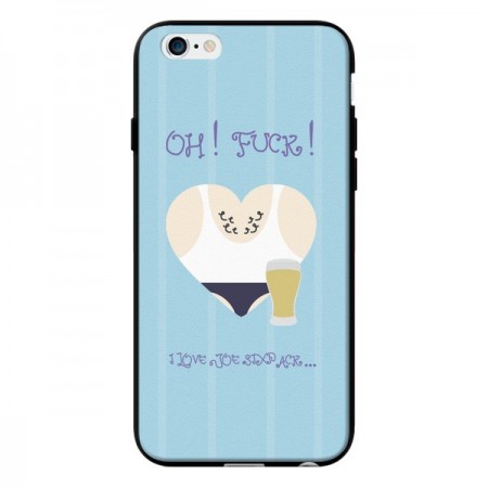 Coque Homme Man Fuck Love Coeur Amour pour iPhone 6 - Julien Martinez