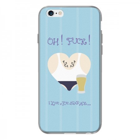 Coque Homme Man Fuck Love Coeur Amour pour iPhone 6 - Julien Martinez