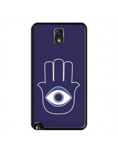 Coque Main de Fatma Oeil Bleu pour Samsung Galaxy Note IV - Laetitia
