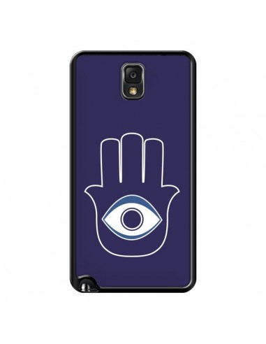 Coque Main de Fatma Oeil Bleu pour Samsung Galaxy Note IV - Laetitia