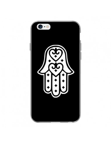 Coque Main de Fatma Oeil Noir pour iPhone 6 Plus - Laetitia