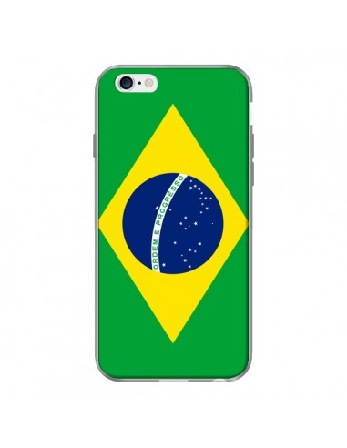 Coque Drapeau Brésil Brésilien pour iPhone 6 Plus - Laetitia