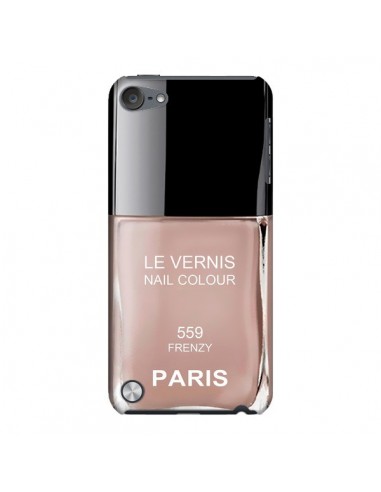 Coque Vernis Paris Frenzy Beige pour iPod Touch 5 - Laetitia