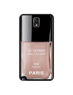 Coque Vernis Paris Frenzy Beige pour Samsung Galaxy Note IV - Laetitia
