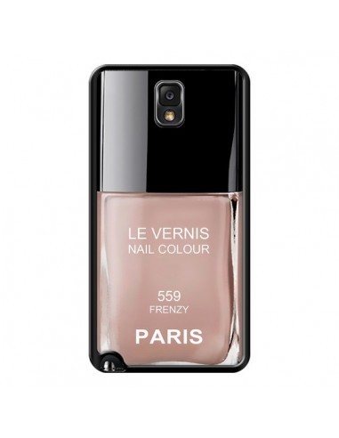 Coque Vernis Paris Frenzy Beige pour Samsung Galaxy Note IV - Laetitia