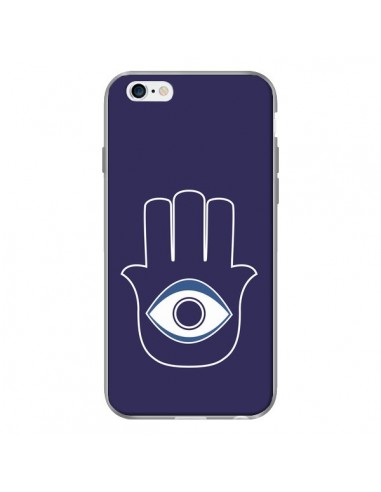 Coque Main de Fatma Oeil Bleu pour iPhone 6 - Laetitia
