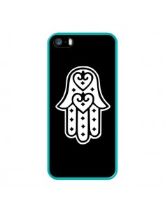 Coque Main de Fatma Oeil Noir pour iPhone 5 et 5S - Laetitia 2