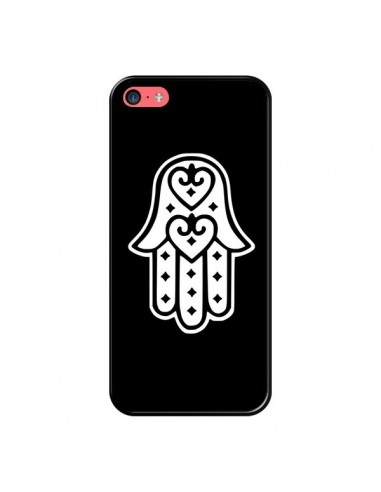 Coque Main de Fatma Oeil Noir pour iPhone 5C - Laetitia