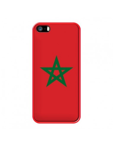 Coque Drapeau Maroc Marocain pour iPhone 5 et 5S - Laetitia