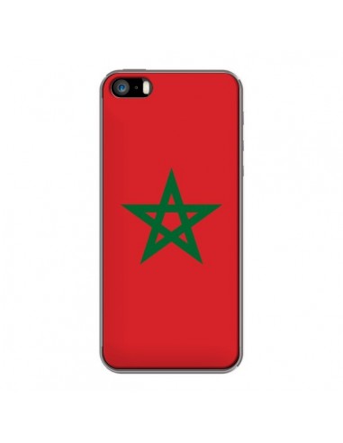 Coque Drapeau Maroc Marocain pour iPhone 5 et 5S - Laetitia