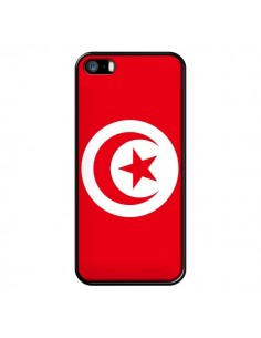 Coque Drapeau Tunisie Tunisien pour iPhone 5 et 5S - Laetitia