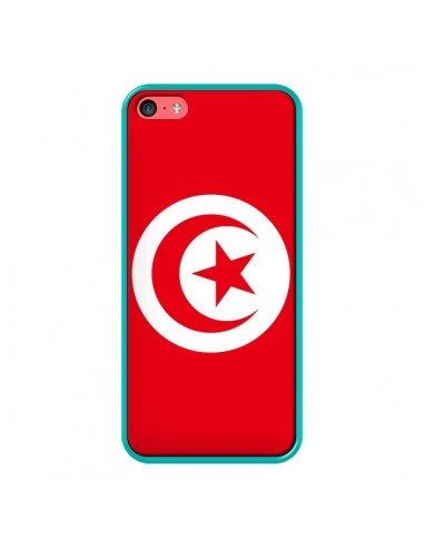 Coque Drapeau Tunisie Tunisien pour iPhone 5C - Laetitia