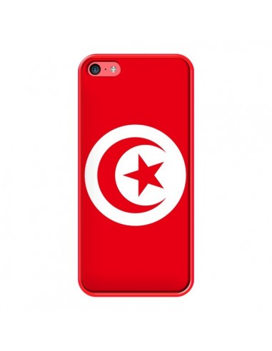 Coque Drapeau Tunisie Tunisien pour iPhone 5C - Laetitia