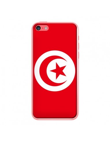 Coque Drapeau Tunisie Tunisien pour iPhone 5C - Laetitia