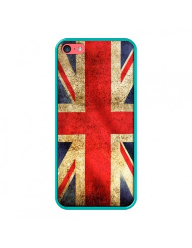 Coque Drapeau Angleterre Anglais UK pour iPhone 5C - Laetitia