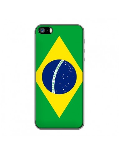 Coque Drapeau Brésil Brésilien pour iPhone 5 et 5S - Laetitia