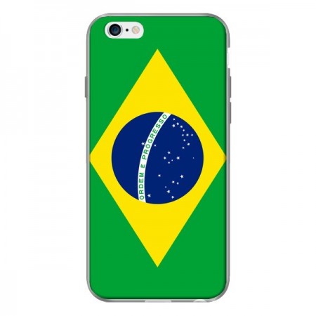 Coque Drapeau Brésil Brésilien pour iPhone 6 - Laetitia Coque Drapeau Brésil Brésilien pour iPhone 6 - Laetitia