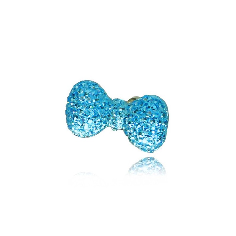 Bijou Nud Papillon Strass pour prise jack