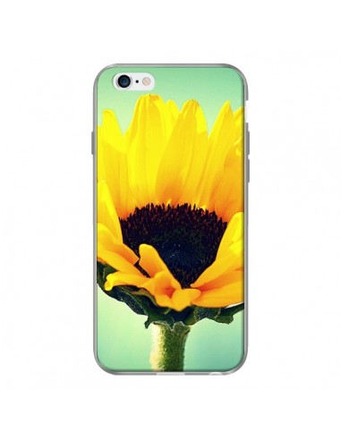 Coque Tournesol Zoom Fleur pour iPhone 6 Plus - R Delean