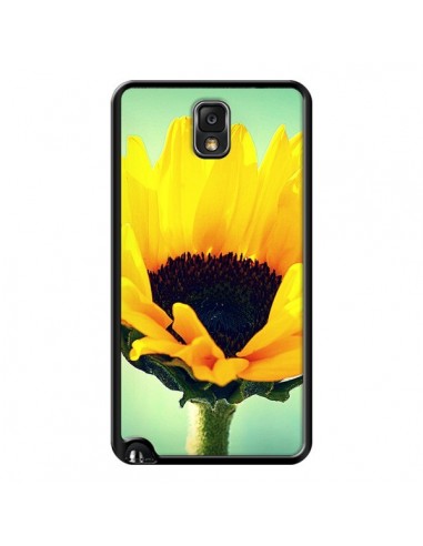 Coque Tournesol Zoom Fleur pour Samsung Galaxy Note 4 - R Delean