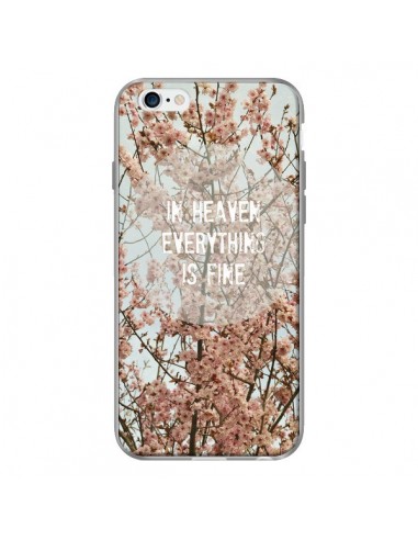 Coque In heaven everything is fine paradis fleur pour iPhone 6 Plus - R Delean