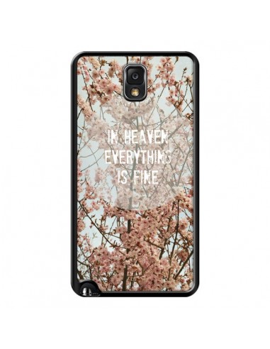 Coque In heaven everything is fine paradis fleur pour Samsung Galaxy Note 4 - R Delean