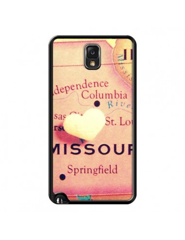 Coque Carte Map Missouri Cur pour Samsung Galaxy Note 4 - R Delean