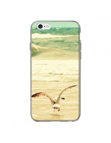 Coque Mouette Mer Ocean Sable Plage Paysage pour iPhone 6 Plus - R Delean