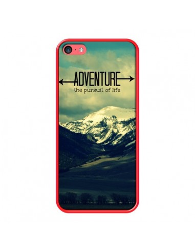 Coque Adventure the pursuit of life Montagnes Ski Paysage pour iPhone 5C - R Delean