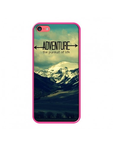 Coque Adventure the pursuit of life Montagnes Ski Paysage pour iPhone 5C - R Delean