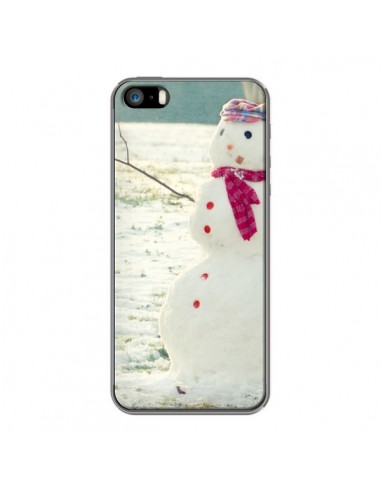 Coque Bonhomme de Neige pour iPhone 5 et 5S - R Delean