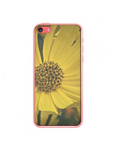 Coque Tournesol Fleur pour iPhone 5C - R Delean