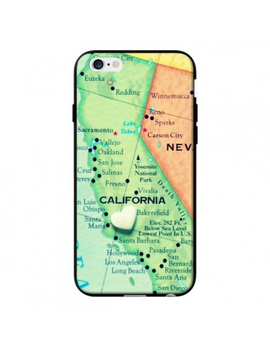 Coque Carte Map Californie pour iPhone 6 - R Delean