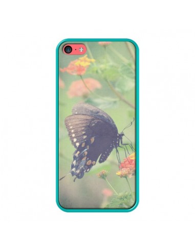 Coque Papillon Butterfly pour iPhone 5C - R Delean