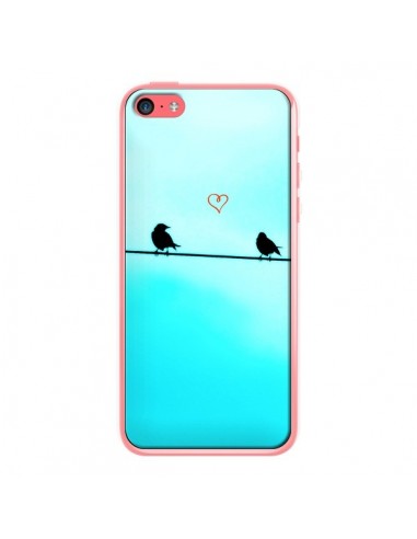 Coque Oiseaux Birds Amour Love pour iPhone 5C - R Delean