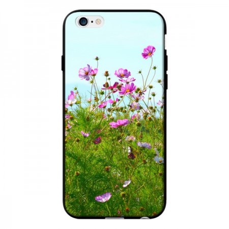 Coque Fleurs Roses Champ pour iPhone 6 - R Delean Coque Fleurs Roses Champ pour iPhone 6 - R Delean