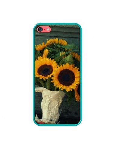 Coque Tournesol Bouquet Fleur pour iPhone 5C - R Delean