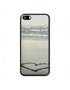 Coque Cur Plage Beach Mer Sea Love Sable Sand pour iPhone 5 et 5S - R Delean