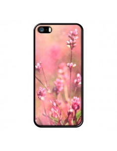 Coque Fleurs Bourgeons Roses pour iPhone 5 et 5S - R Delean