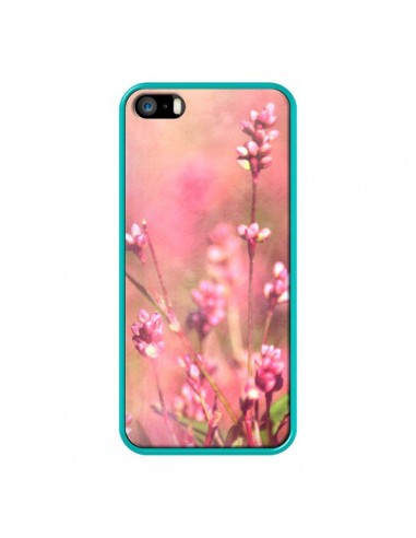 Coque Fleurs Bourgeons Roses pour iPhone 5 et 5S - R Delean