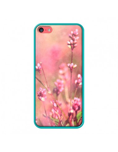 Coque Fleurs Bourgeons Roses pour iPhone 5C - R Delean